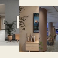 Panneau décoratif moderne imprimé en 3D, imperméable et ignifuge, pour intérieur et extérieur, idéal pour villas, hôtels, hôpitaux et halls, à prix abordable