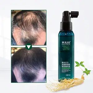 Chinese Supplier 2-in-1 Herbal Extract Hair Growth Serum Spray 100ml Nourishing Liquid Formula with Ginseng Natural Treatment