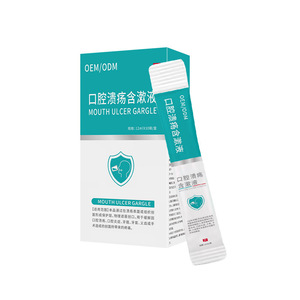 Solution bucco-dentaire OEM pour ulcères buccaux, format voyage, portable, soulagement pour adultes, avec menthol, échantillon 12 ml - Product Image 2