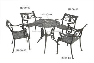 Meubles <span class=keywords><strong>de</strong></span> <span class=keywords><strong>jardin</strong></span> en fonte antique / Table et chaise - Product Image 2
