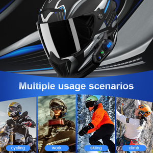 Y8X helm interkom untuk bersepeda, helm olahraga ekstrim 8 pengendara mendukung Headset kompatibilitas merek lain - Product Image 2
