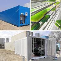 Plateau de germination des grains ligne de production d'herbe d'orge équipement de fourrage hydroponique machine d'armoire