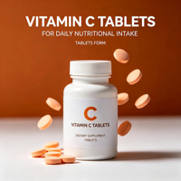 Comprimés de vitamine C pour adultes, complément alimentaire naturel pour une nutrition quotidienne, sans conservateurs