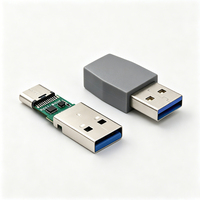 Adaptador USB 3.1 Tipo A Macho a Tipo C Hembra, Compatible con Transmisión de Datos de 10G