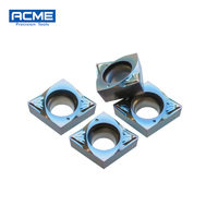 Plaquettes de tournage CNC en carbure de tungstène de qualité ultra-précise CCGT09T304-SKC, revêtement PVD, forme losange, pour centres de tournage CNC, OEM