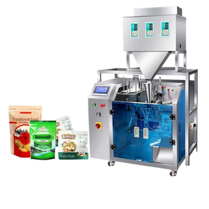 Machine de remplissage multifonctionnelle pré-équipée (avec fermeture éclair/sac souple) pour le remplissage précis de poudres et de matériaux granulaires - Product Image 1