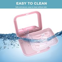 Étui pour prothèse dentaire orthodontique en plastique coloré sans BPA personnalisé avec boîte de réglage de ventilation magnétique et boîte de retenue