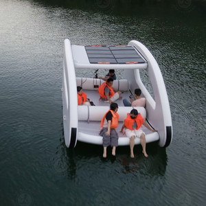 Catamarán Eléctrico Flotante <span class=keywords><strong>de</strong></span> Lujo, Personalizado, Inflable, Portátil, con Tecnología Drop Stitch, para Uso en el <span class=keywords><strong>Mar</strong></span> - Product Image 6