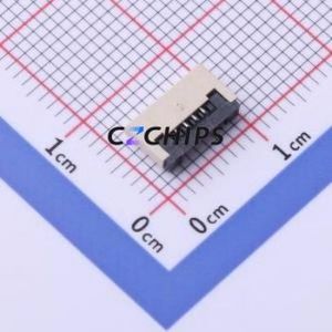 FC10-S04FCT-00 FFC/FPC Connector SMD,P=1mm,Horizontal Mount Connector Flip Cover Type Bottom Contact 4P 1mm - Product Image 1