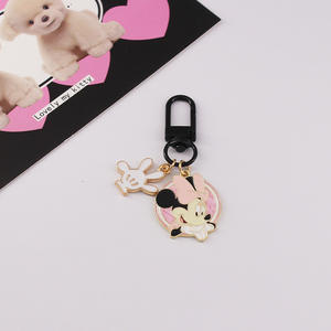 Llavero de Dibujos Animados con Diseño de Minnie y <span class=keywords><strong>Mickey</strong></span>, Accesorio para Auriculares, USB, <span class=keywords><strong>AirPods</strong></span>, Coche, Bolso, Regalo para Parejas - Product Image 4