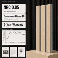 Panneau acoustique en bois WINEGO, NRC 0.85, panneau mural en MDF E0, 27 mm, isolation phonique, décoratif pour hôtel, maison, bureau