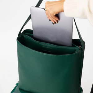 حقيبة يد نسائية أنيقة من الجلد الصناعي مع إغلاق بالسحاب وبطانة قطنية وتصميم محمول ونمط حلوى للاستخدام في جميع المواسم - Product Image 4