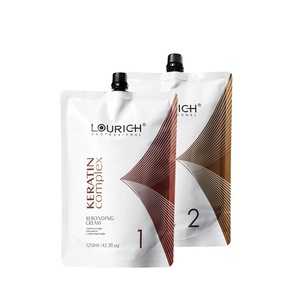 1250ml uso profesional del salón Natural Fragnance brillante Rebonding crema y neutralizador <span class=keywords><strong>el</strong></span> alisado del cabello crema - Product Image 4
