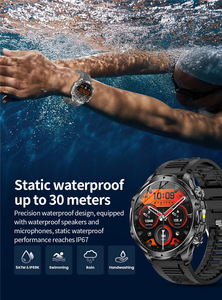 Eseed AK75 Smartwatch da Uomo con Schermo Grande da 1.9", Chiamate BT, IP67, Monitoraggio Salute e Fitness per Sport all'Aperto, Torcia, <span class=keywords><strong>5</strong></span>-10 Giorni di Autonomia - Product Image 5