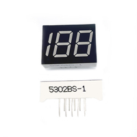 0.5 pouces 188 numéro 3 chiffres 7 segments led écrans d'affichage LED Module signalisation numérique