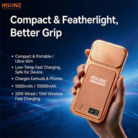 Batterie externe magnétique sans fil LC1 15W avec 4 tons de couleur, écran TFT en aluminium aérospatial, support N52, logo personnalisé gratuit