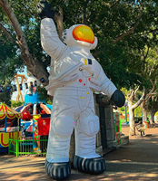 Modèle d'astronaute gonflable géant pour l'extérieur, grand éclairage, modèle de personnage de dessin animé, astronaute spatial