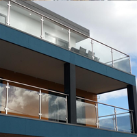 OEM ODM Edelstahl-Geländerpfosten für Terrasse, Balkon und Außentreppen
