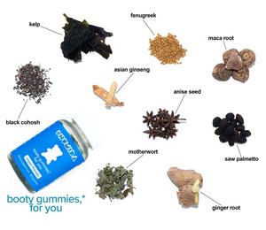 OEM ODM en iyi formülü şekersiz kadın ayı gummies popo ve meme büyütme sakızlı özel etiket - Product Image 4