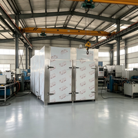 Hete-luchtcirculatie continue mesh-banddroger voor fruit, groenten, chilipepers, champignons en landbouwproducten (productielijn voor dehydratatie)