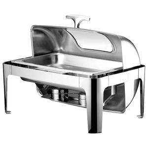 Proveedor de Francia Cocina <span class=keywords><strong>Buffet</strong></span> de acero inoxidable Plato de frotamiento Fiesta Boda Calentador de alimentos Hotel Chafer para Catering - Product Image 2