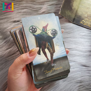 Haute Qualité 78pcs Hot Tarot Deck <span class=keywords><strong>Cartes</strong></span> Version Anglaise Future Telling Gypsy Witch Fortune Telling Cards Jeux de <span class=keywords><strong>Cartes</strong></span> - Product Image 2