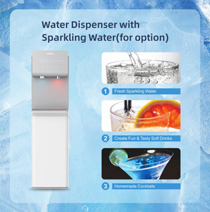 Dispenser per refrigeratore d'<span class=keywords><strong>acqua</strong></span> 2 in 1 con fondo per fabbricatore di ghiaccio di carico 15kg in 24 ore per l'home Office - Product Image 6