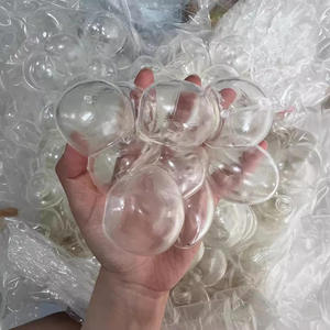 Bola Transparente Redonda de TPR para Aliviar el Estrés, Bola Vacía para Manualidades, Contenedor de Juguetes para Descomprimir, Bola de Agua para Aliviar el Estrés - Product Image 3