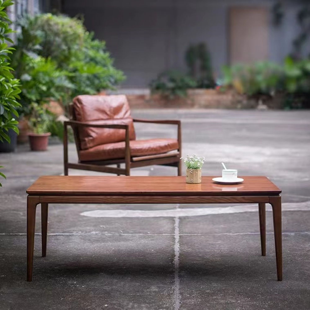 Wooden Home Low Floor Table Modern Minimalist Coffee Table Solid Wooden Furniture Tea Table for Living Room