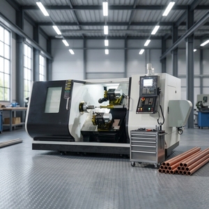 Torno de Repujado CNC Automático de Doble Rodillo WLH-DRS650 con Torreta de Herramientas 6+6 para Ventiladores - Product Image 1