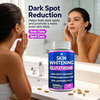 Capsules éclaircissantes pour la peau OEM, comprimés éclaircissants à la L-Glutathione, supplément efficace pour éclaircir la peau en capsule à la L-Glutathione