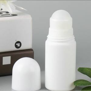 30ml 50ml 60ml Round Cylinder <b>Plastic</b> Cosmetic Deodorant Roller <b>Bottle</b> Body Fragrance Roll on Containers With Screw Lid - Product Image 5