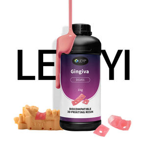 Resina per Simulazione Gengivale LEYI DGV01 1kg Rosa Trasparente per Stampanti 3D Dentali, Alta Elasticità e Resistenza allo Strappo, Purezza 100% - Product Image 2