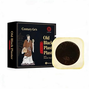 Century Ge's <span class=keywords><strong>Old</strong></span> Black Plaster, Parche Herbal Profesional de Medicina Tradicional China para Alivio del Dolor de Cuello, Hombros, Cintura y Rodillas, y Relajación Muscular - Product Image 1