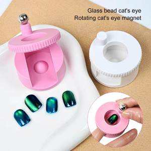 Nuevo Imán Circular Giratorio para Uñas Ojo de Gato Automático 2026 con Bola de Acero - Product Image 2