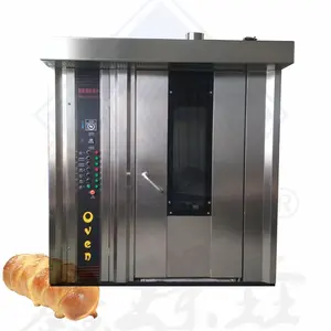 Peralatan oven panggang putar diesel Roti digunakan dalam industri roti oven pemanggang roti
