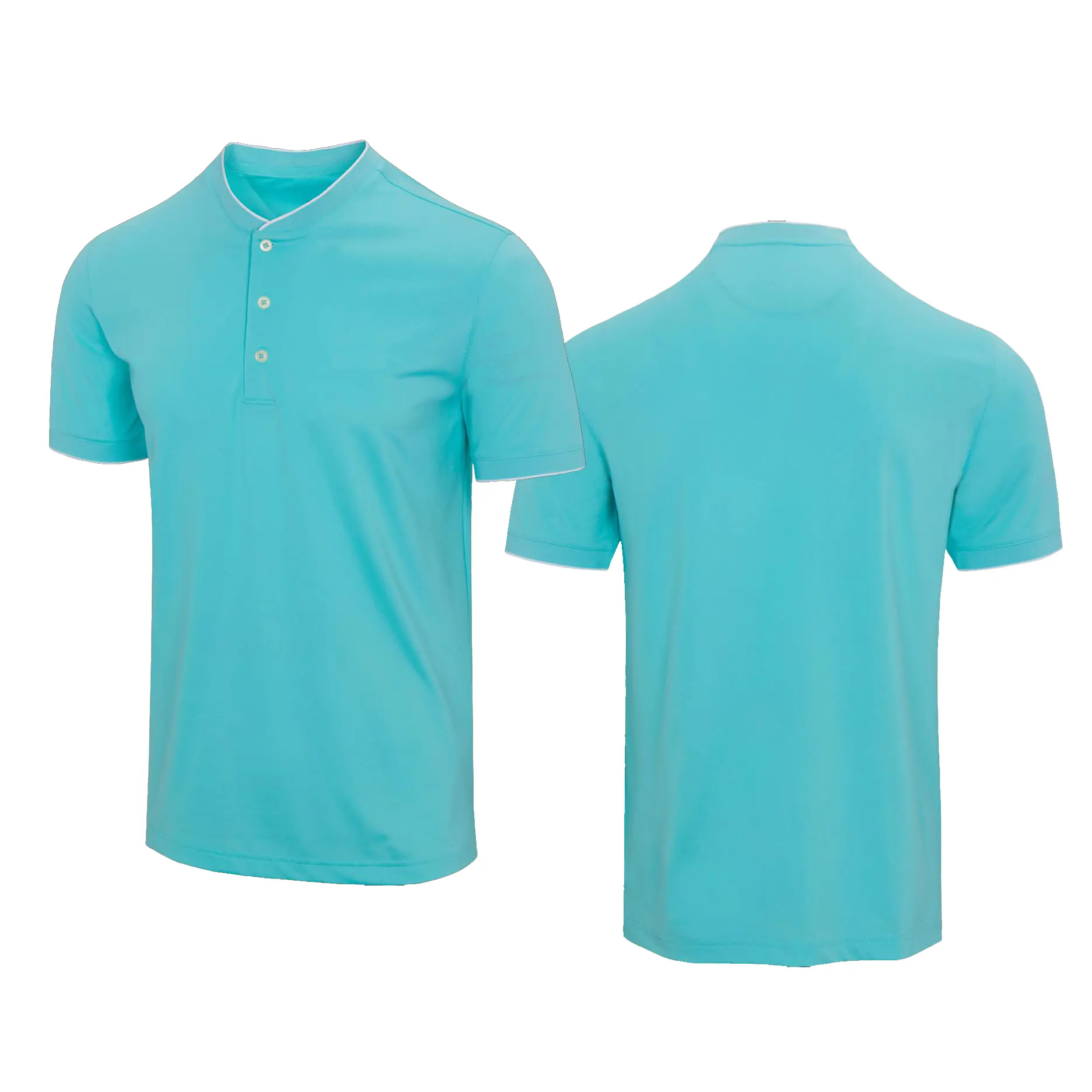 Tùy Chỉnh Thêu Logo Allover In Ấn Thoáng Khí Nhanh Chóng Khô Người Đàn Ông Trang Phục Áo Phông Golf Polo T Áo Sơ Mi