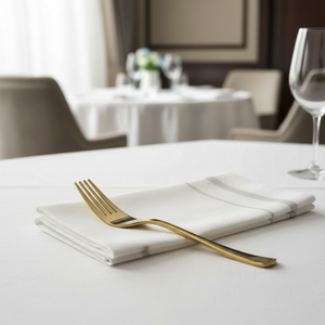 Serviettes jetables de qualité supérieure en <span class=keywords><strong>papier</strong></span> Airlaid gaufré à une couche avec impression dorée sur le côté - Product Image 6