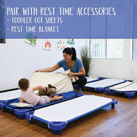 Lit de nuit mobile Montessori pour enfants avec roues empilables berceaux de couchage pour garderie pour enfants ensemble de meubles en bois pour la maternelle