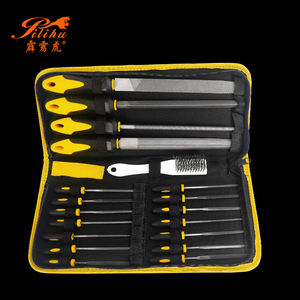 Juego de limas de media <span class=keywords><strong>escofina</strong></span> de grado industrial, herramientas de carpintería, bricolaje, rotativas, juego de limas semiredondas, 19 Uds. - Product Image 2