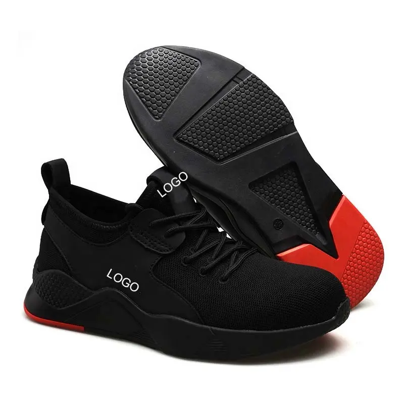Summer comfortable wear-resistant rubber sole safety shoes for men