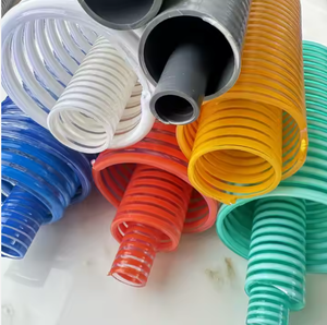 Tuyau d'aspiration transparent en PVC robuste Matériau métallique de 1 à 12 pouces Manipulation hygiénique des aliments et des boissons Gestion sûre du débit - Product Image 1