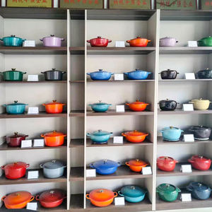 Marmite émaillée en <span class=keywords><strong>fonte</strong></span> de 3L 3,5 L 5L avec poignée pour restaurant, faitout émaillé pour four hollandais - Product Image 5