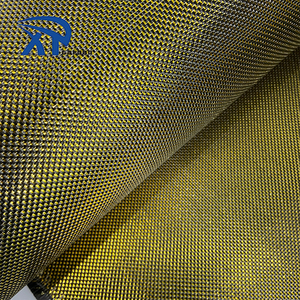 Tessuto in Fibra di Carbonio con Riflessi Glitterati, Fibra di Carbonio Dorata+Dorata per Rinforzo Ingegneristico - Product Image 4