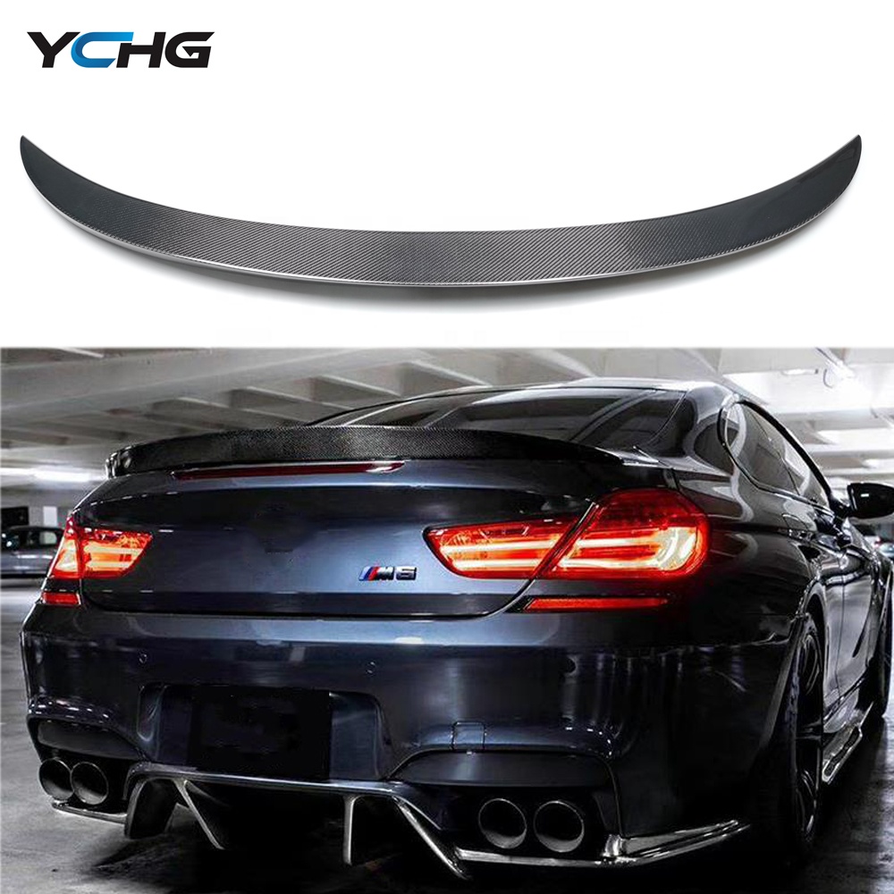 F06 M6 Стиль углеродное волокно задний спойлер крыло багажника для BMW 6 серии F06 & M6 F12 F13 2012-2018 640i 640d 650i автомобильные запчасти