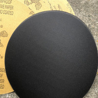 Papier abrasif en oxyde d'aluminium rouge de 5 pouces, papier abrasif avec disques de ponçage à boucle et crochets de 1 mm d'épaisseur