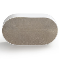 Grand grattoir ovale pour chat en carton, coussin à gratter, lit pour chat, mobilier d'intérieur pour animaux de compagnie