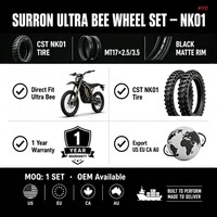 Set Ban Karet Supermoto Konversi Baru KYZ 17 Inch, Performa Tinggi Dual Sport, Pengganti Balap Motor Off-Road Pro