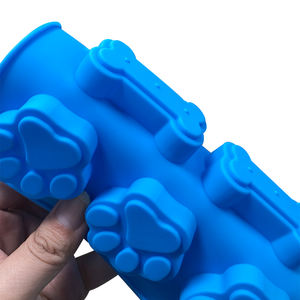 2024 grosir nampan silikon bentuk cakar kucing cetakan kue puding makanan penutup lucu untuk pembuat es krim - Product Image 1