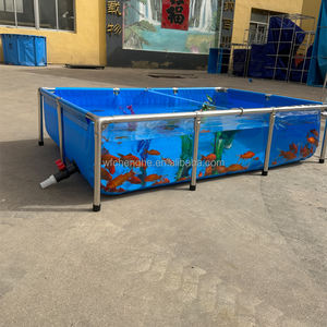 ถังเก็บปลาใสด้านเดียวทำจากผ้าใบ PVC <span class=keywords><strong>ขนาด</strong></span>900ลิตรมีเอกลักษณ์อุปกรณ์สำหรับ<span class=keywords><strong>บ่อ</strong></span>เลี้ยง<span class=keywords><strong>ปลา</strong></span> - Product Image 2